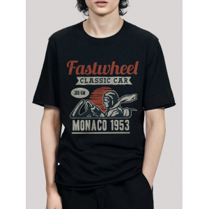 Tricou Fastwheel Classic Car Monaco 1953